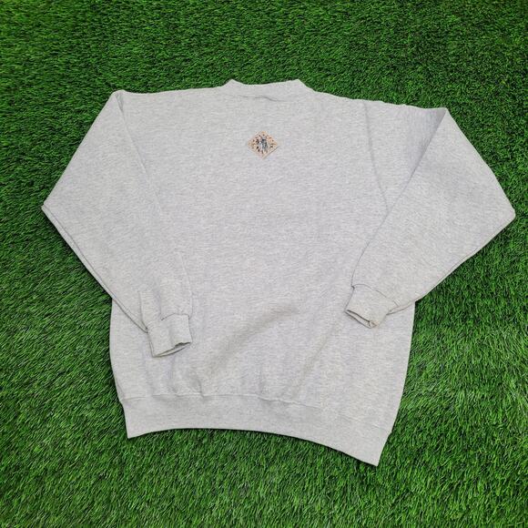 Vintage 1994 Native-American Sweatshirt M/L 21x24 Warrior - Picture 4 of 13